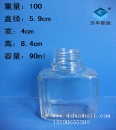 90ml长方形墨水玻璃瓶