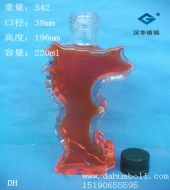 220ml工艺玻璃酒瓶
