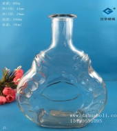 750ml工艺玻璃酒瓶
