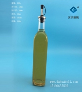 500ml方形橄榄油玻璃瓶