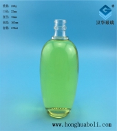 370ml椭圆形玻璃酒瓶