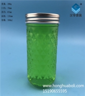 350ml钻石蜂蜜玻璃瓶