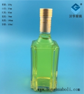 500ml方形玻璃白酒瓶