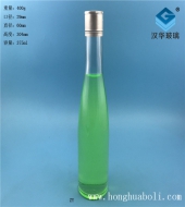 375ml透明玻璃冰酒瓶