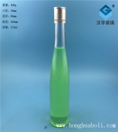 375ml透明玻璃冰酒瓶