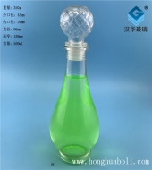 500ml水滴玻璃白酒瓶