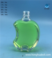100ml扁苹果玻璃小酒瓶