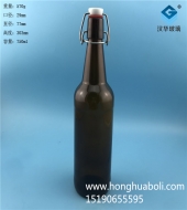 750ml茶色玻璃卡扣酵素玻璃瓶