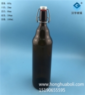 1000ml茶色玻璃卡扣玻璃酵素瓶