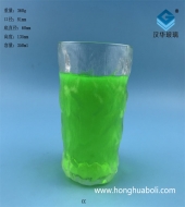 350ml大号玻璃冰川果汁杯