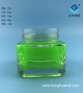 130ml方形膏霜玻璃瓶生产厂家