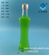 180ml收腰玻璃麻油瓶