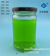 500ml广口玻璃果酱分装瓶