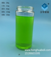 250ml直筒玻璃蜂蜜分装瓶