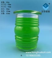 400ml出口玻璃烛台杯
